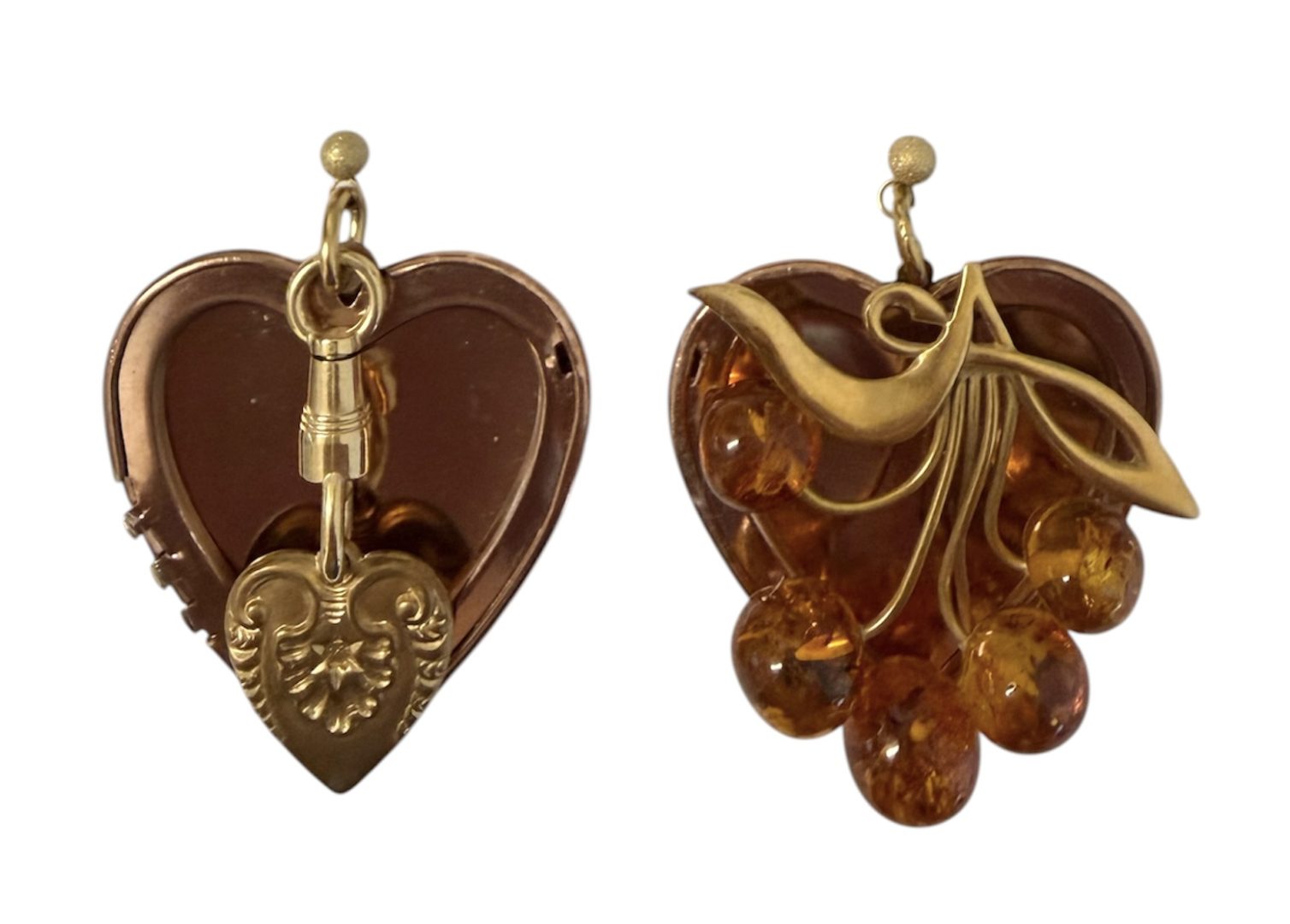 עגילי פיתוי ענברי